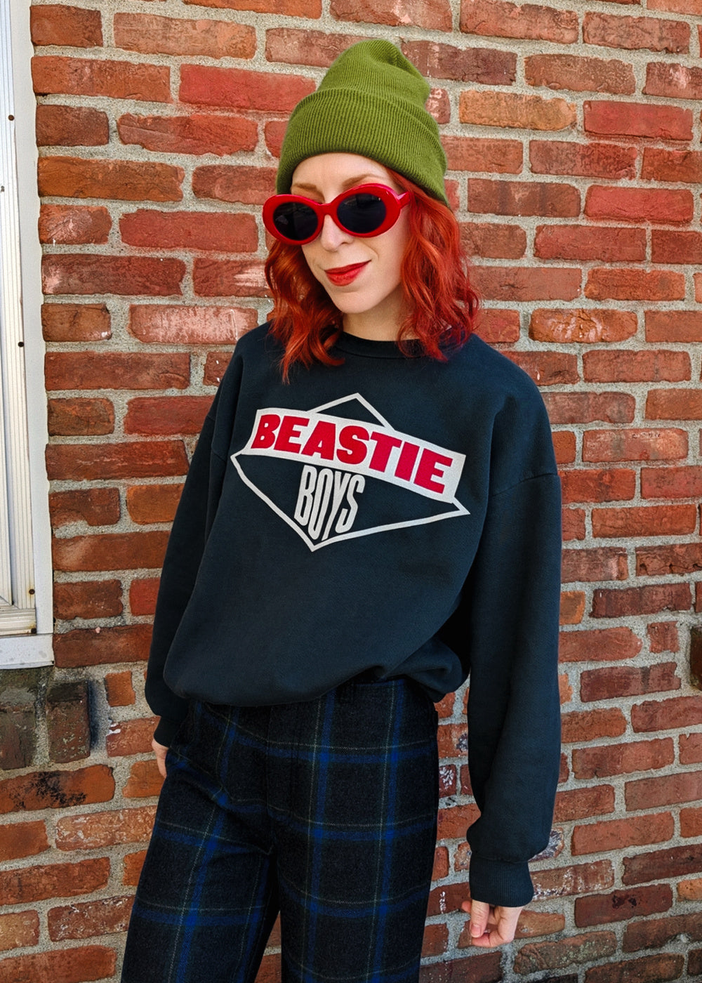 Beastie Boys Logo 84 - 86 Oversized Crew Sweatshirt by Daydreamer