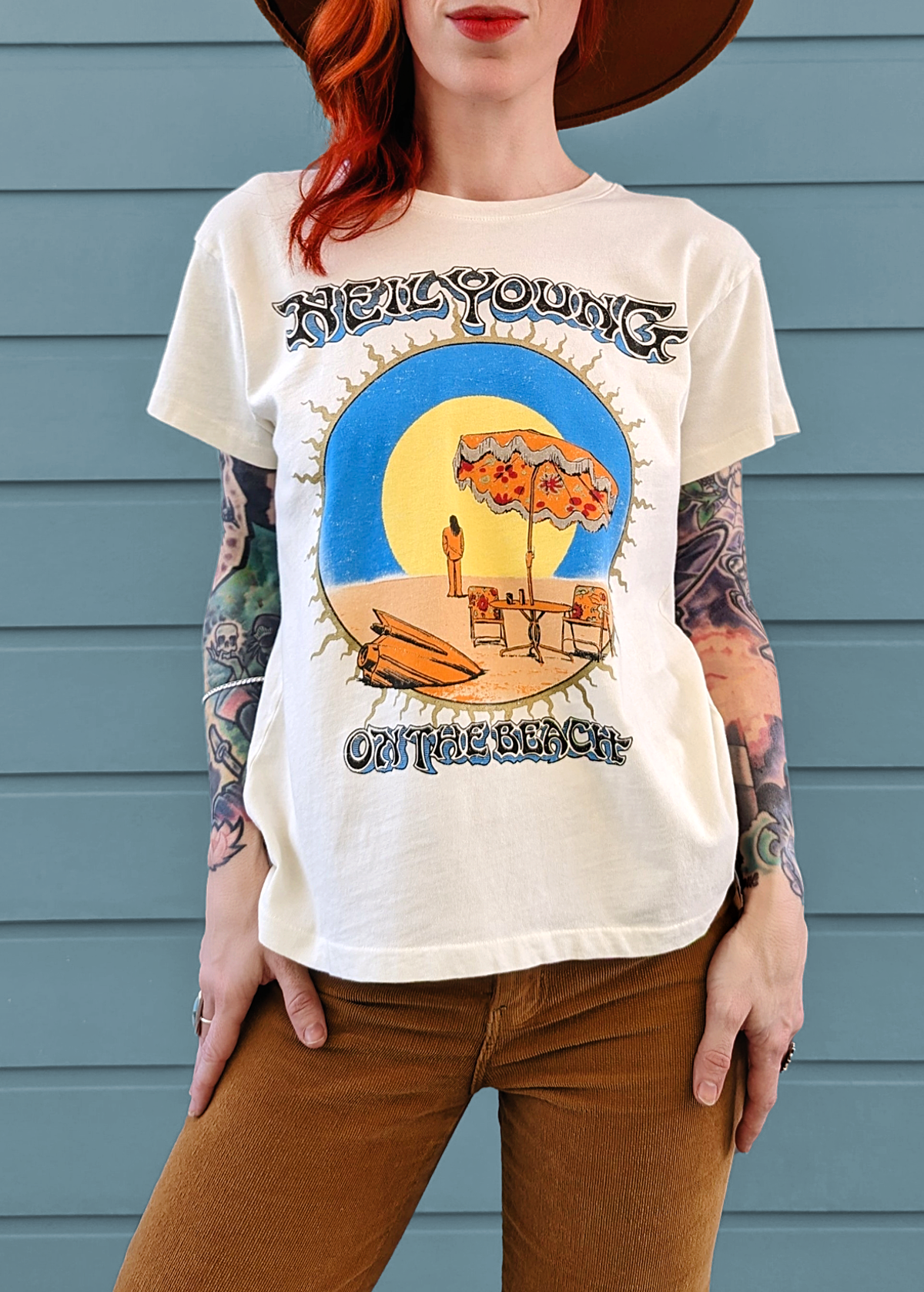 Neil Young On The Beach Tour Tee