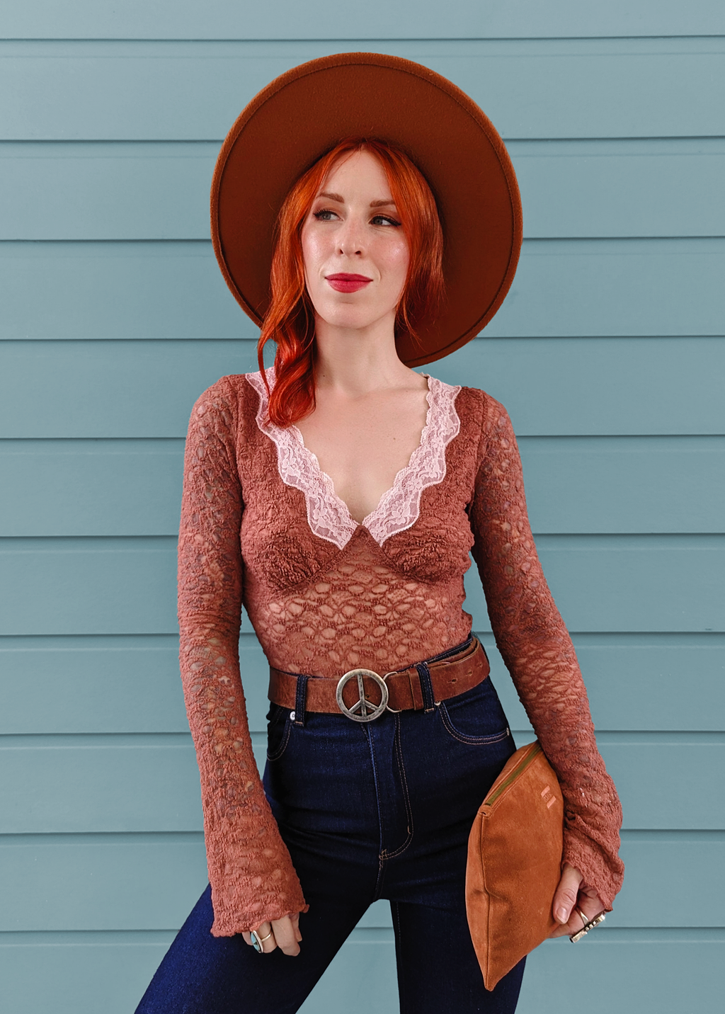 トップス 1930s Rose Spray Lace Vest Vintage VEST, Size S, Floral Vest, Shabby Chic Vest, Hippy