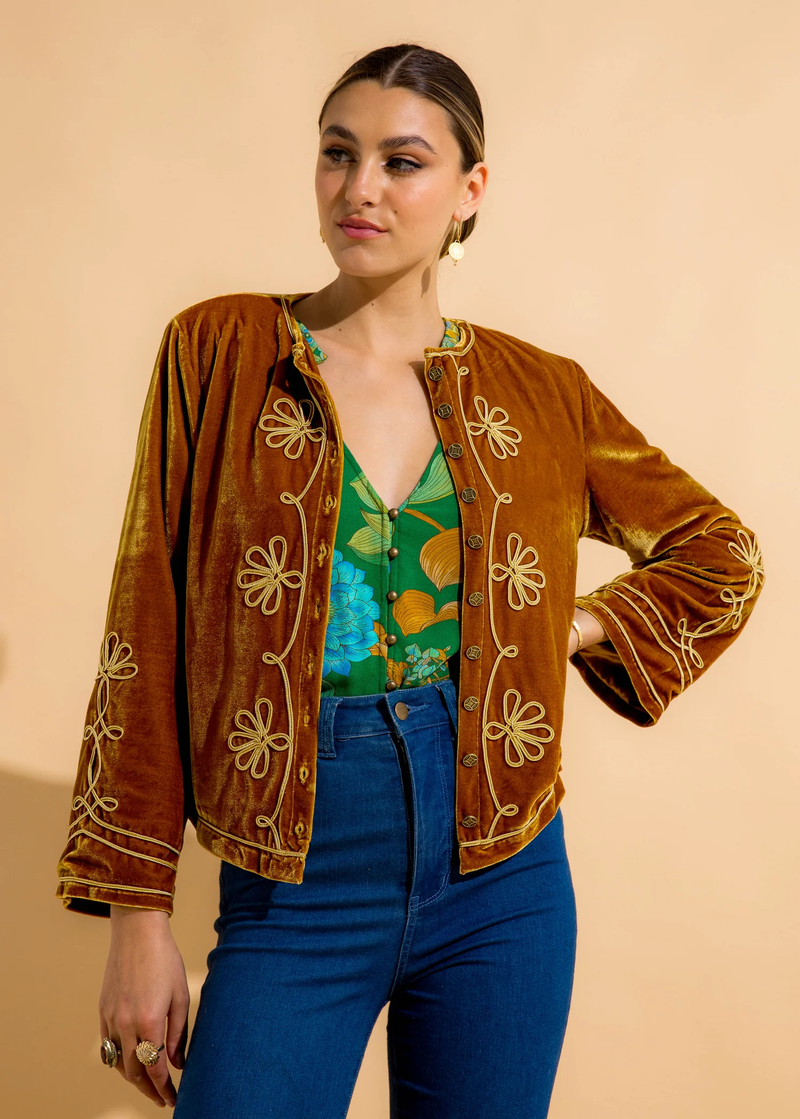 Honey Velvet Hendrix Jacket