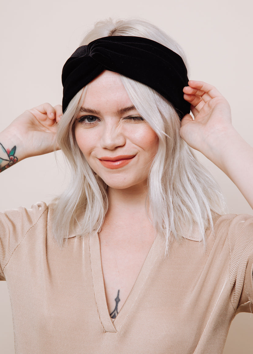 The Ozzy Velvet Headwrap