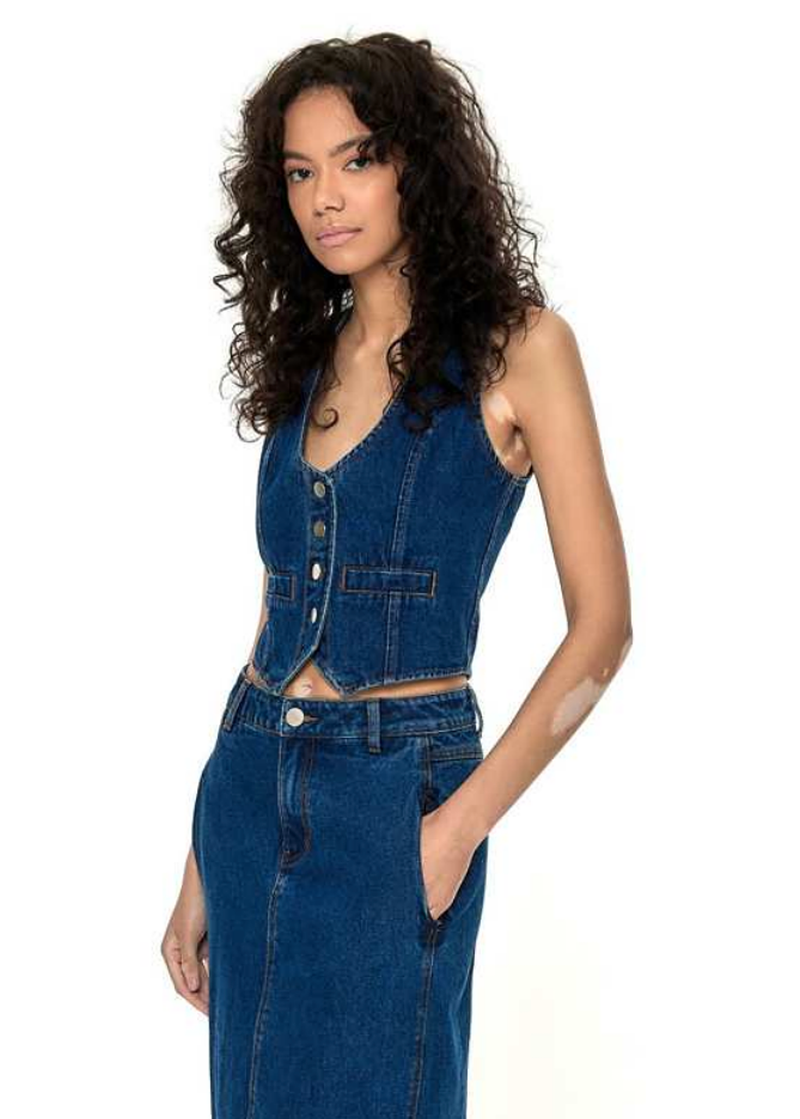 Mediterranea Denim Vest