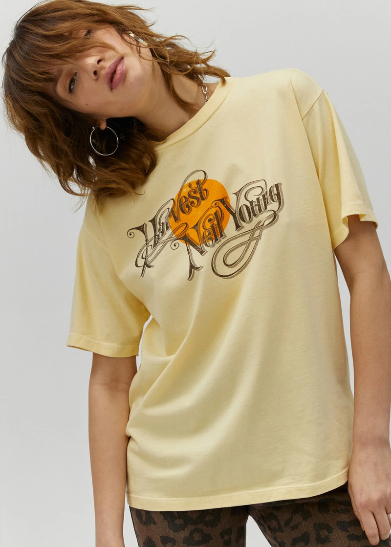 Neil Young Harvest Weekend Tee <br> <i> organic cotton </i>