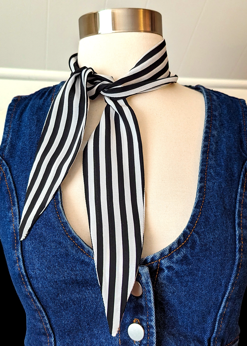 Beetlejuice Silk Scarf Tie