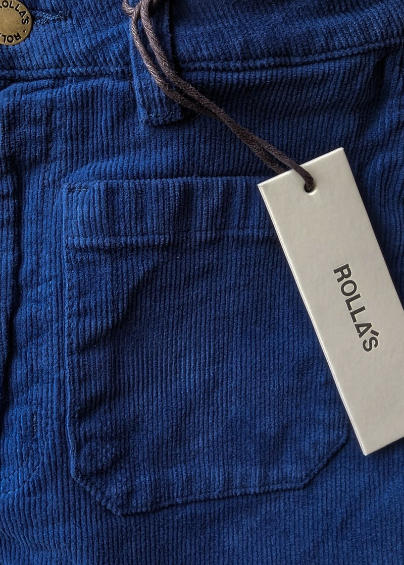 Marine Blue Cord Sailor Dusters Shorts