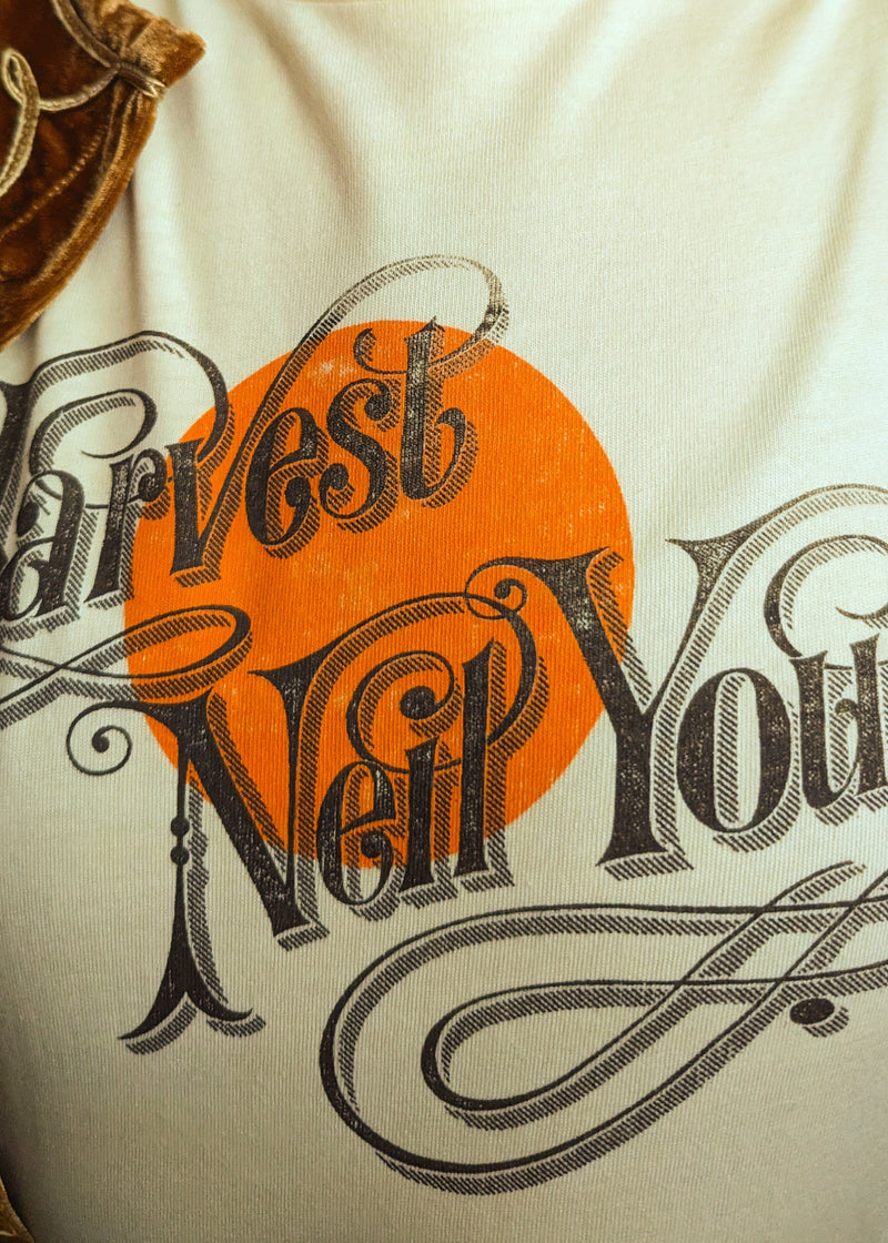 Neil Young Harvest Weekend Tee <br> <i> organic cotton </i>