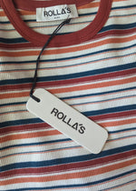 Dazed Stripe Baby Rib Long Sleeve Tee