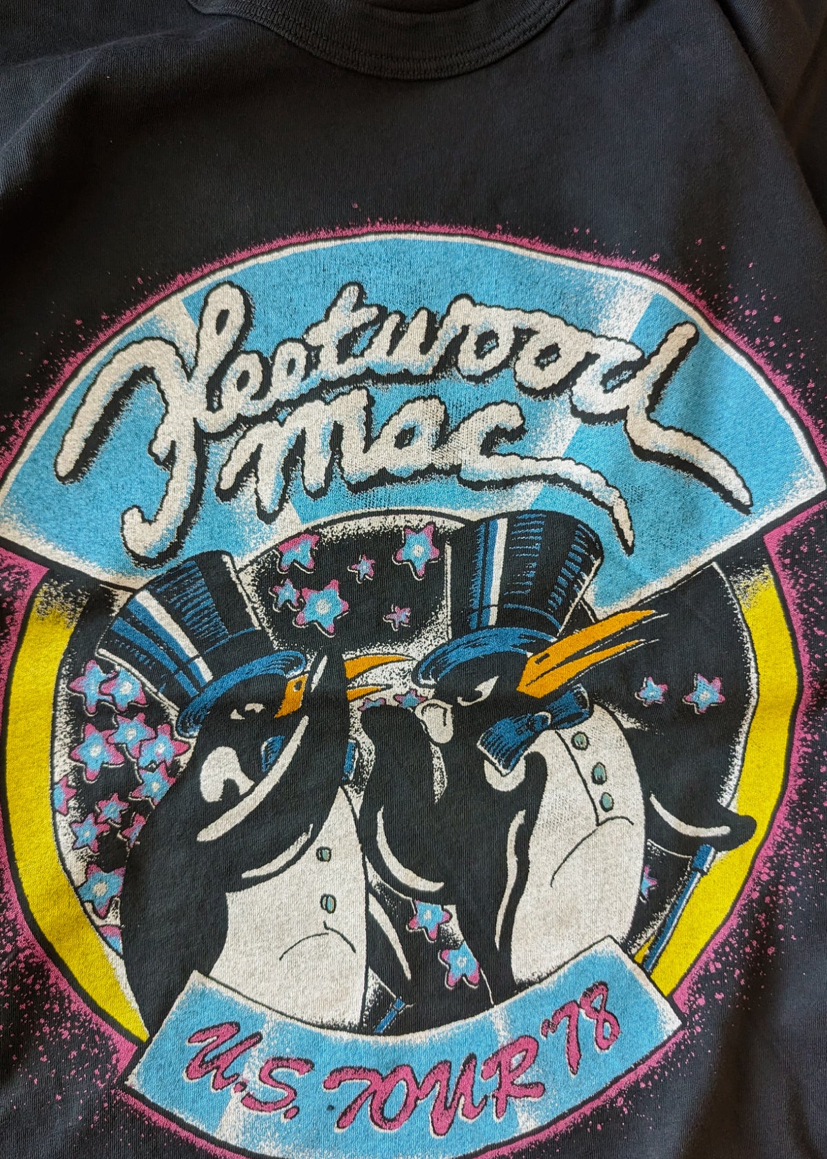 Fleetwood Mac US Tour '78 Penguins Ringer Tee