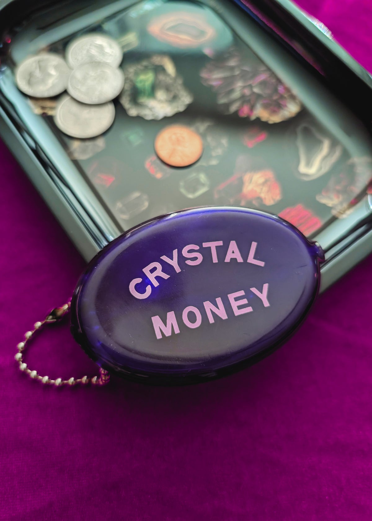Crystal Money Coin Pouch