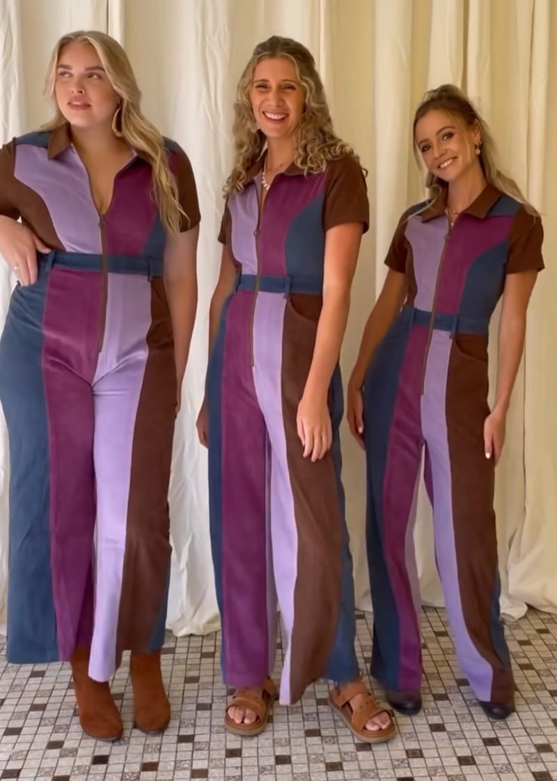 Dusk Corduroy Mustang Jumpsuit