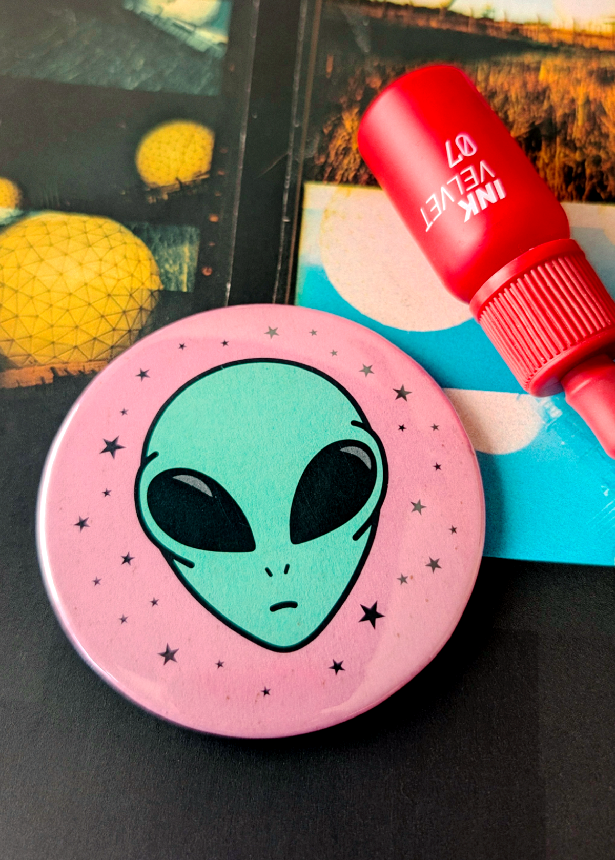 Alien Mini Pocket Mirror