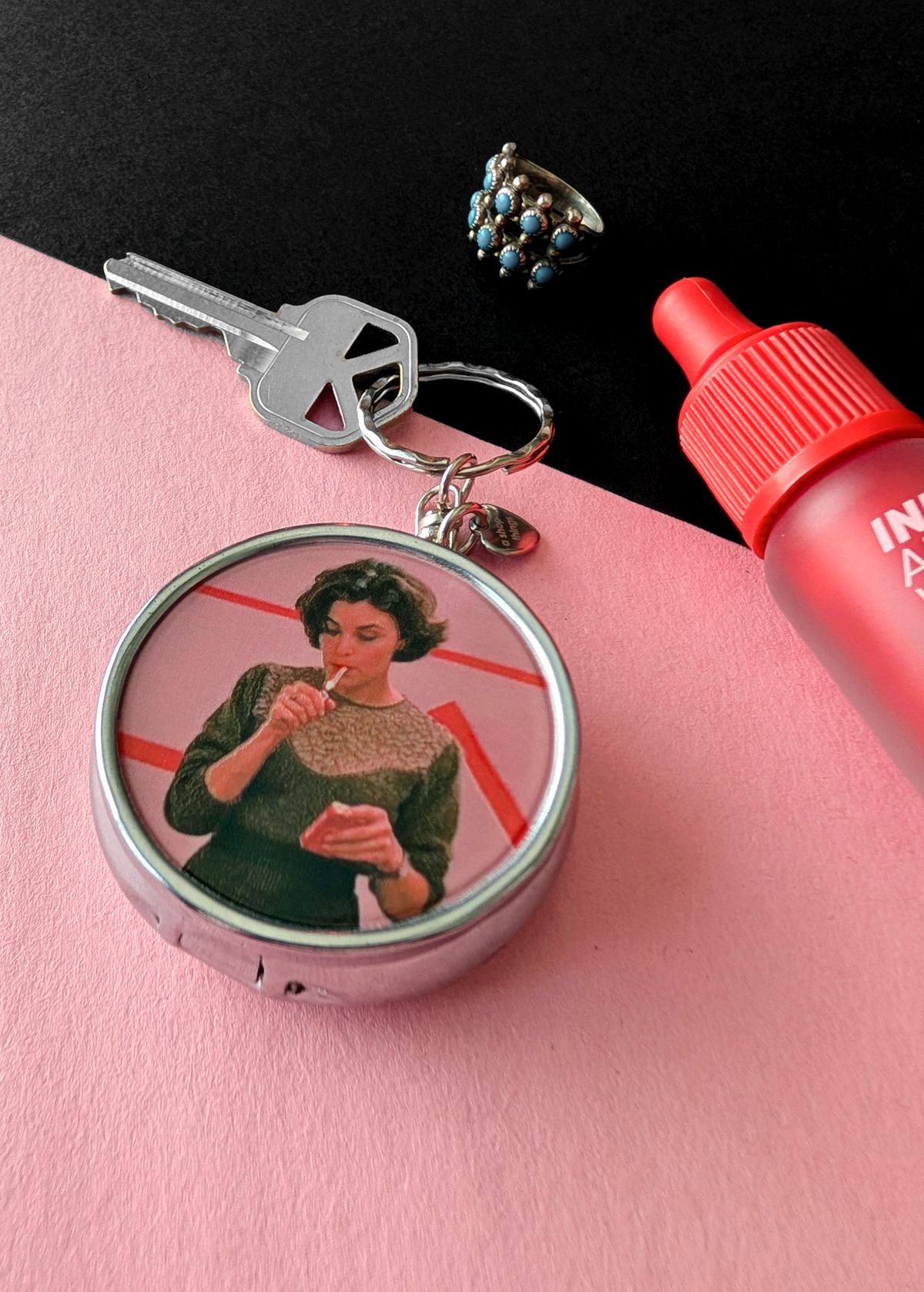 Twin Peaks Audrey Compact Ash Tray Keychain