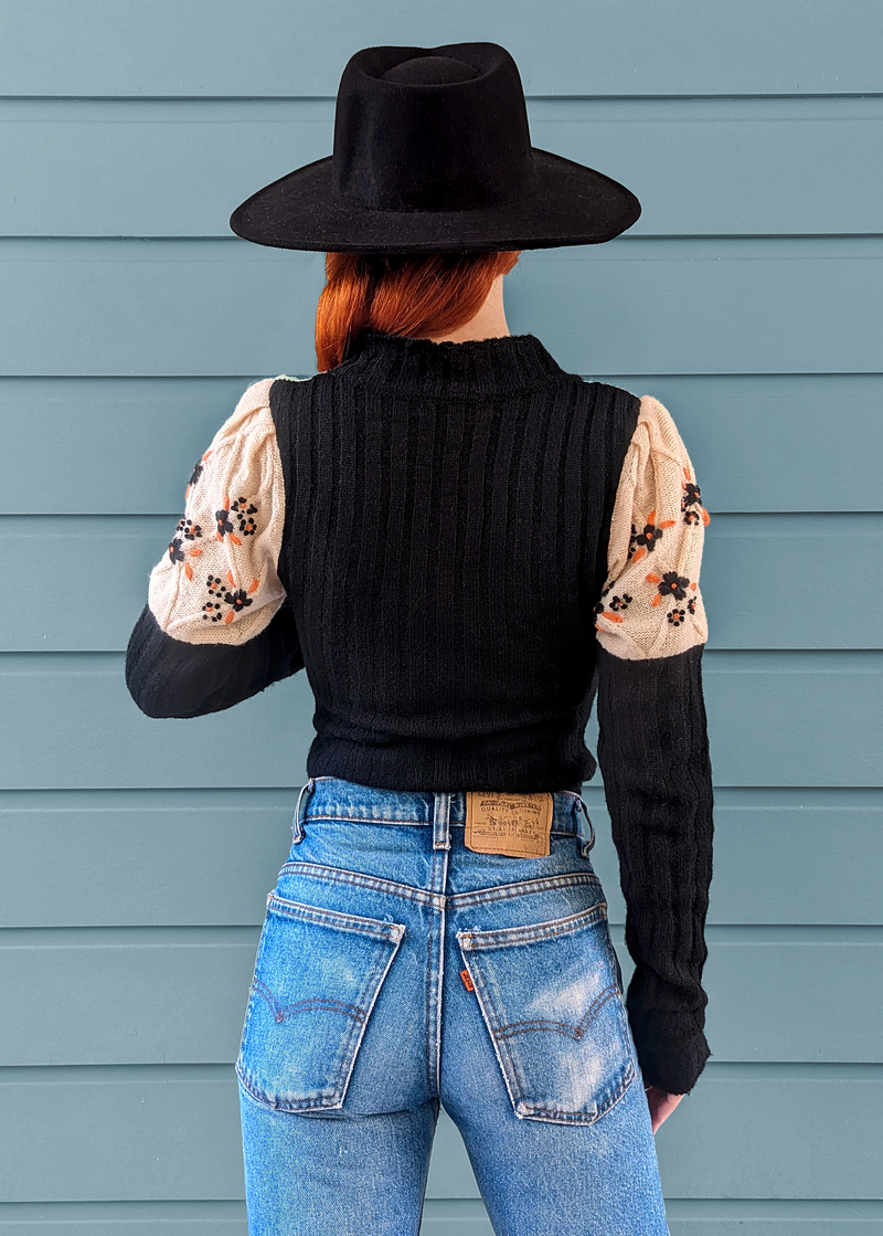 These Days Embroidered Sweater