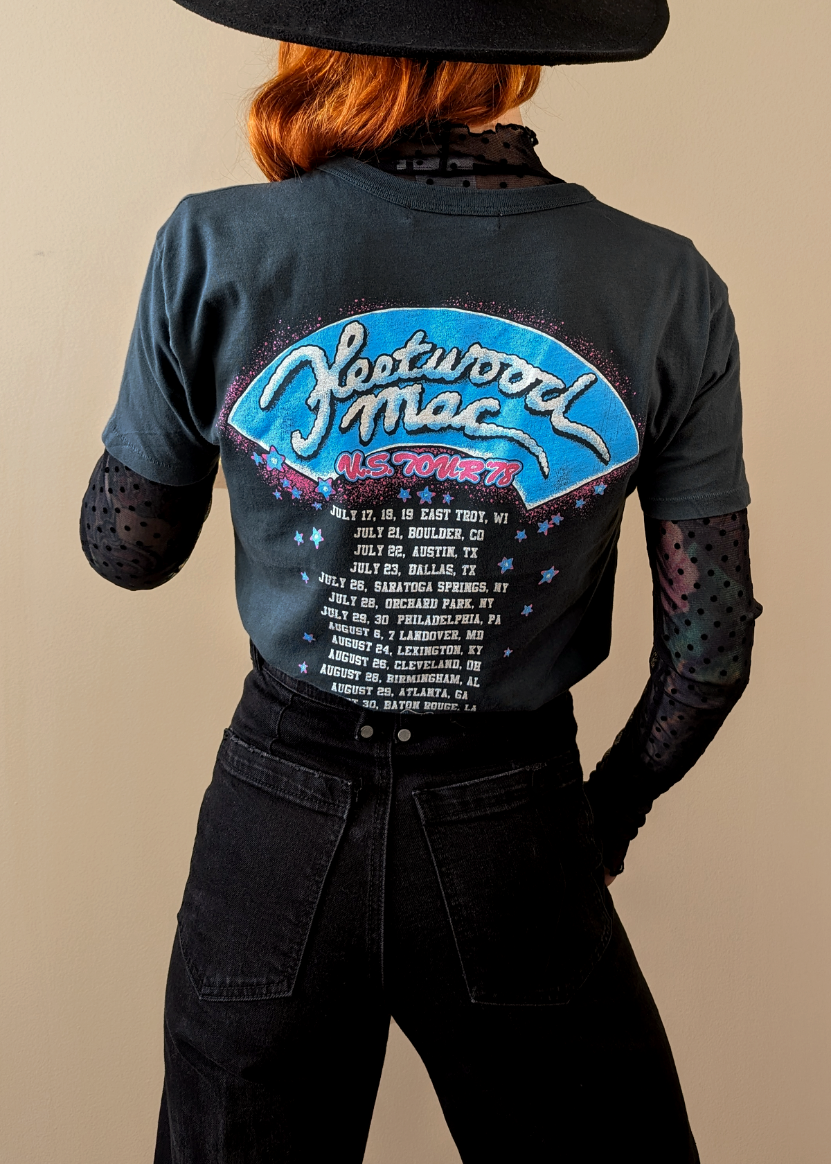 Daydreamer LA Fleetwood Mac US Tour '78  Penguin Tee made in USA officially licensed