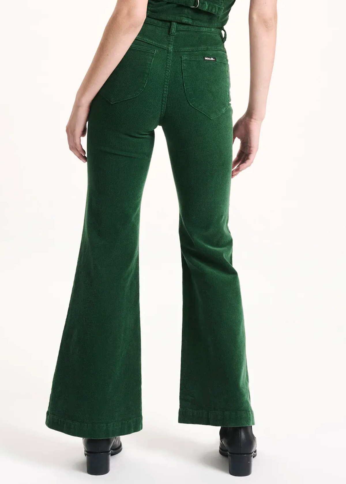 Green corduroy bell bottoms hotsell