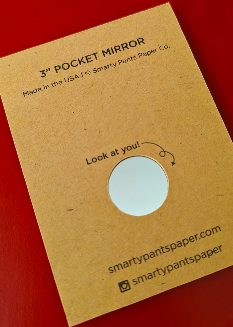 Black Cat Mini Pocket Mirror