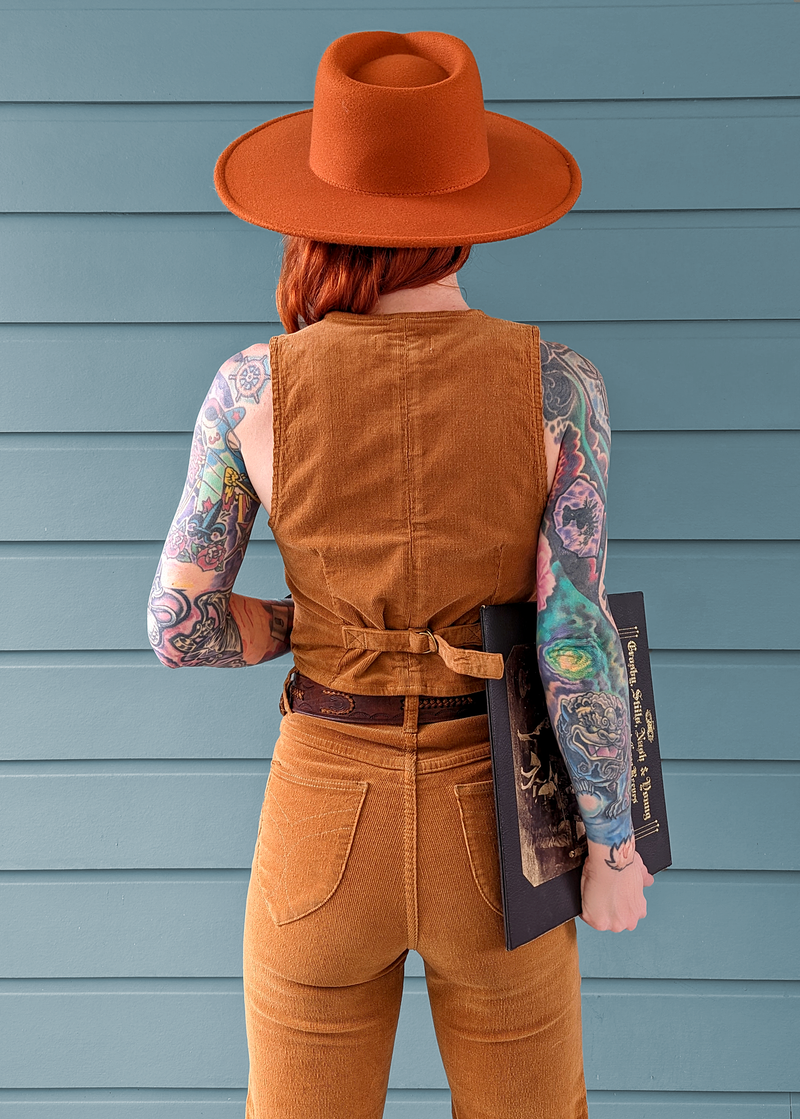 Tan Corduroy Dallas Vest