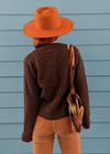 Cinnamon Brown Knit Cardigan