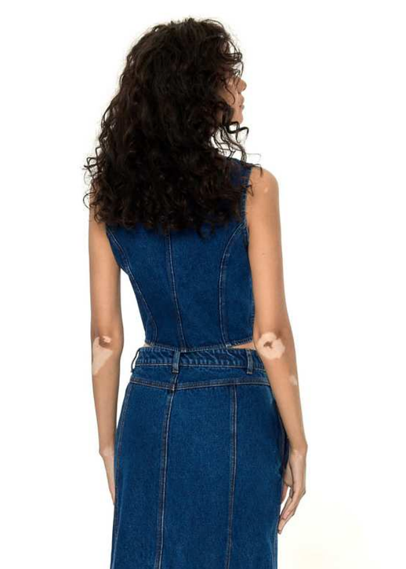 Mediterranea Denim Vest