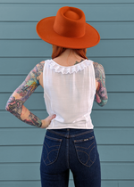 To The Shore Eyelet Top