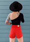 Blood Orange Stretch Sailor Dusters Shorts