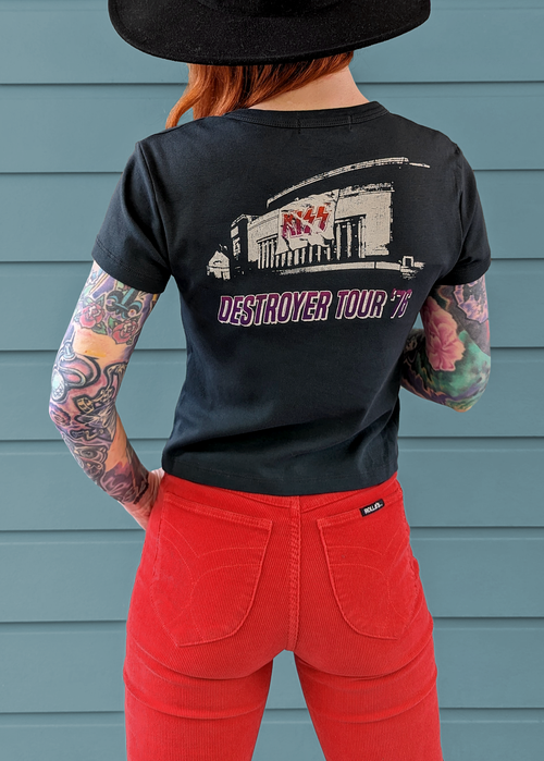 Kiss Destroyer Tour '76 Shrunken Tee