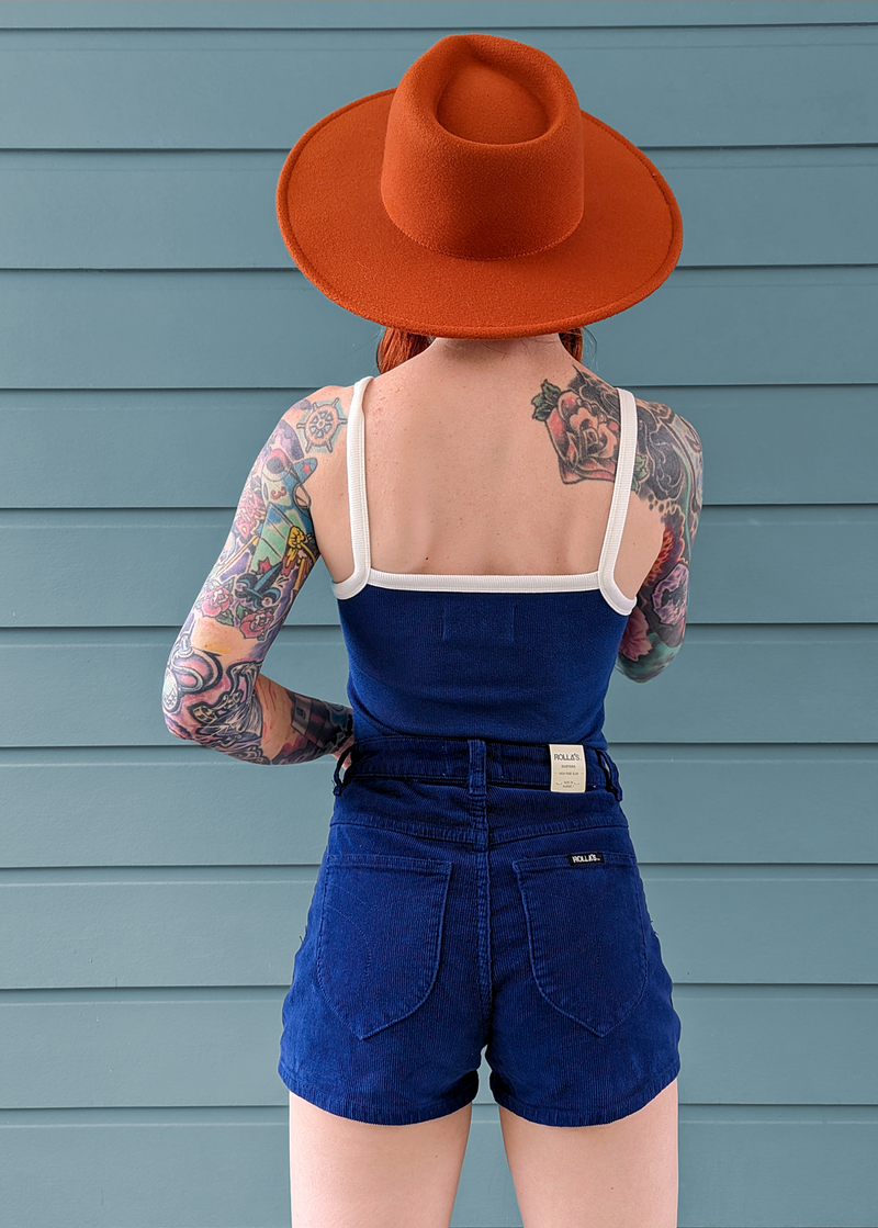Marine Blue Naomi Summer Camp Tank