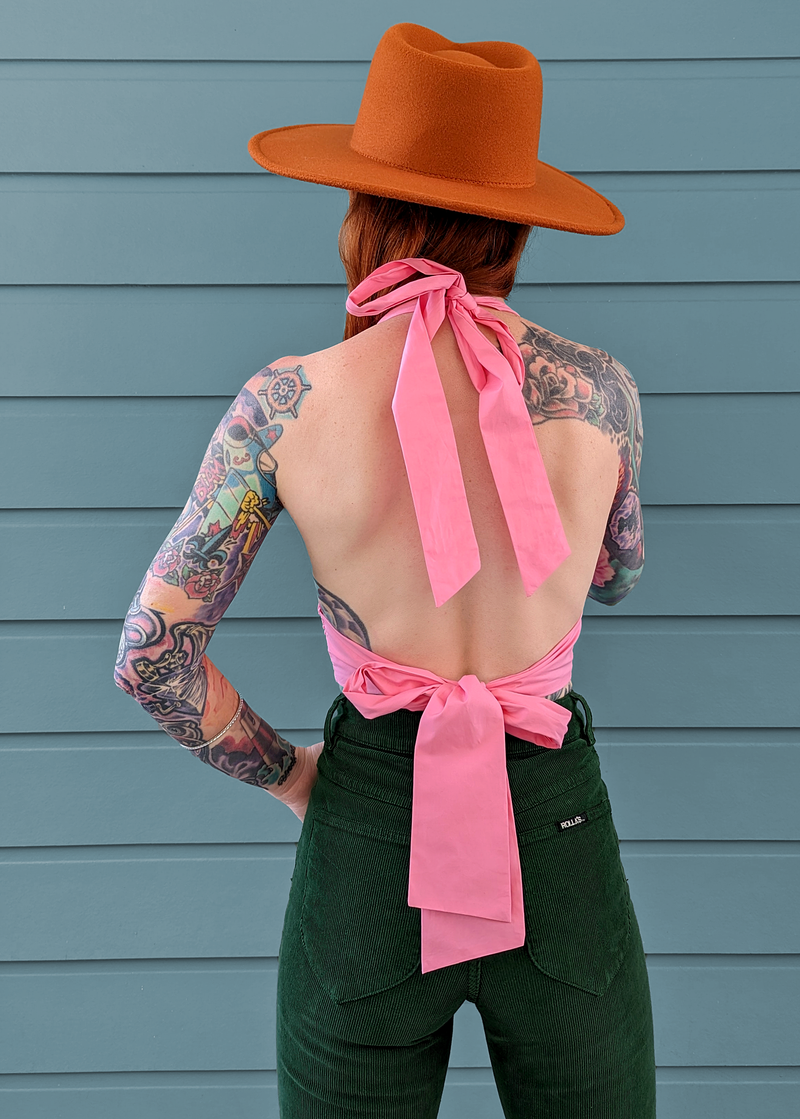 Bubblegum Marilyn Halter Top