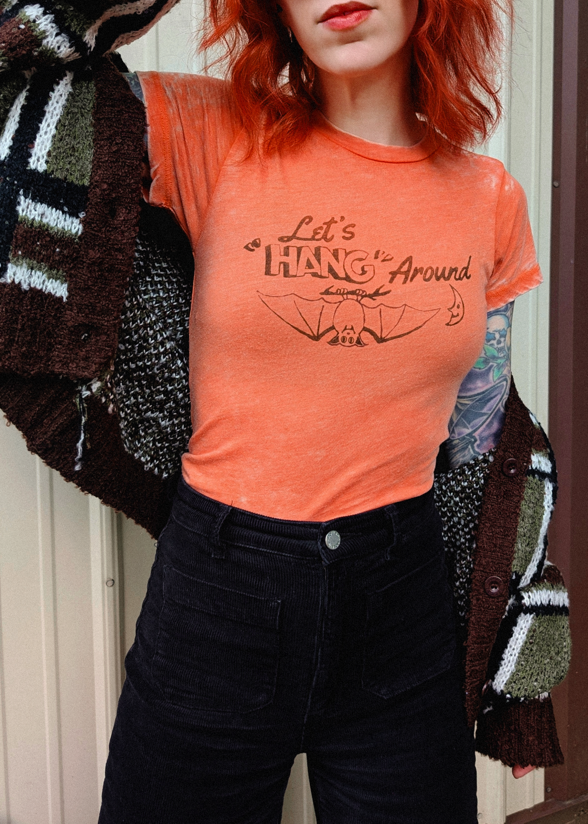 Let's Hang Around Burnout Tee