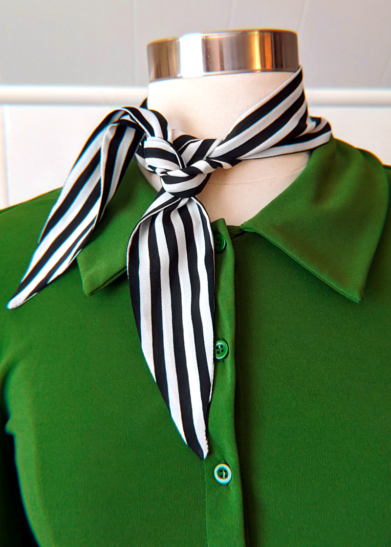 Beetlejuice Silk Scarf Tie