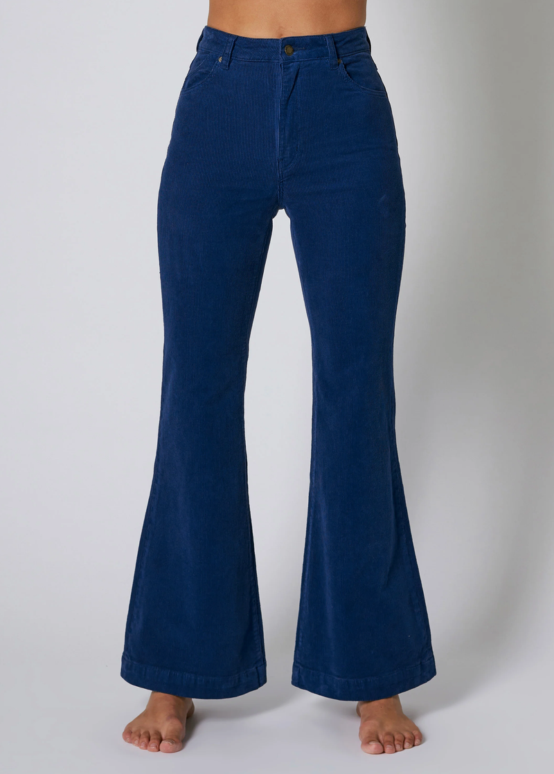 Marine Blue Corduroy Eastcoast Flares