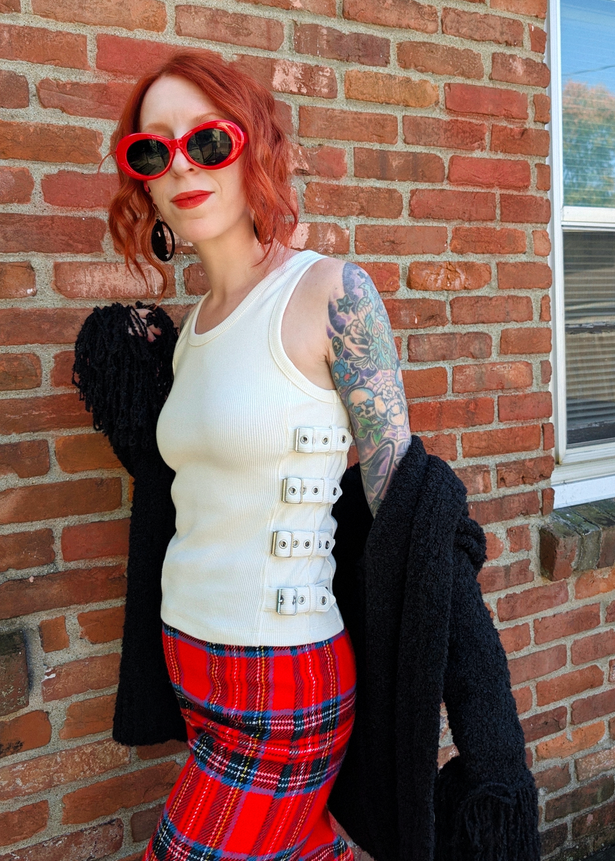 Vanilla Straight Buckle Rib Tank