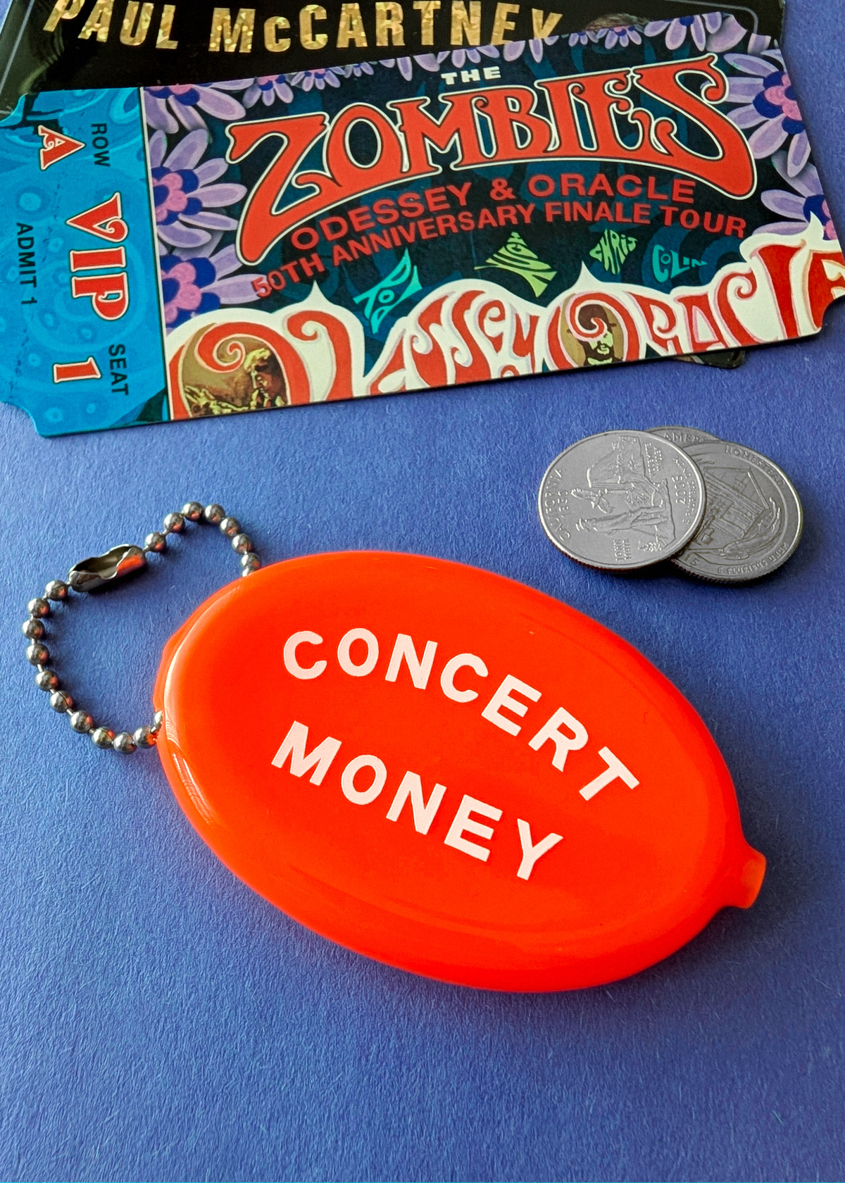Concert Money Coin Pouch Bag Charm