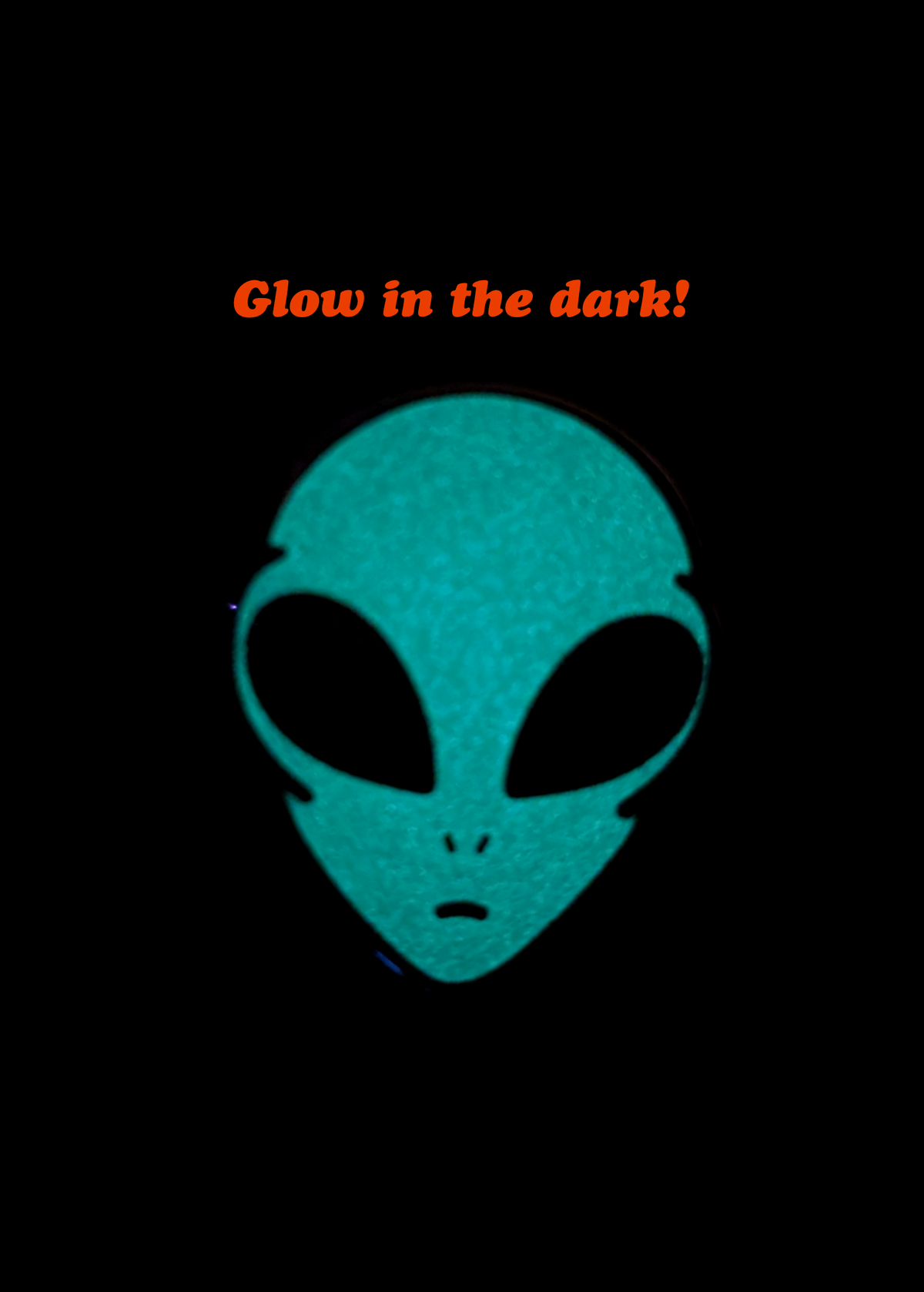 Glow in the Dark Alien Enamel Pin