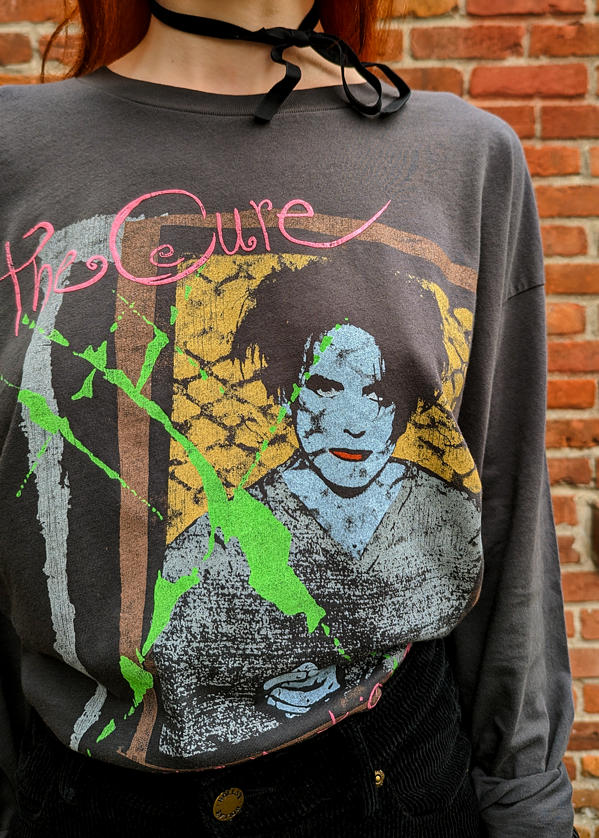 The Cure Kiss Me Long Sleeve Merch Tee
