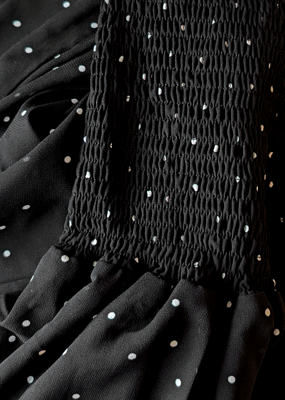 Black and White Polka Dot Shirred Halter Maxi Dress by Daisy Street S Black and White Polka Dot Shirred Halter Maxi Dress by Daisy Street S