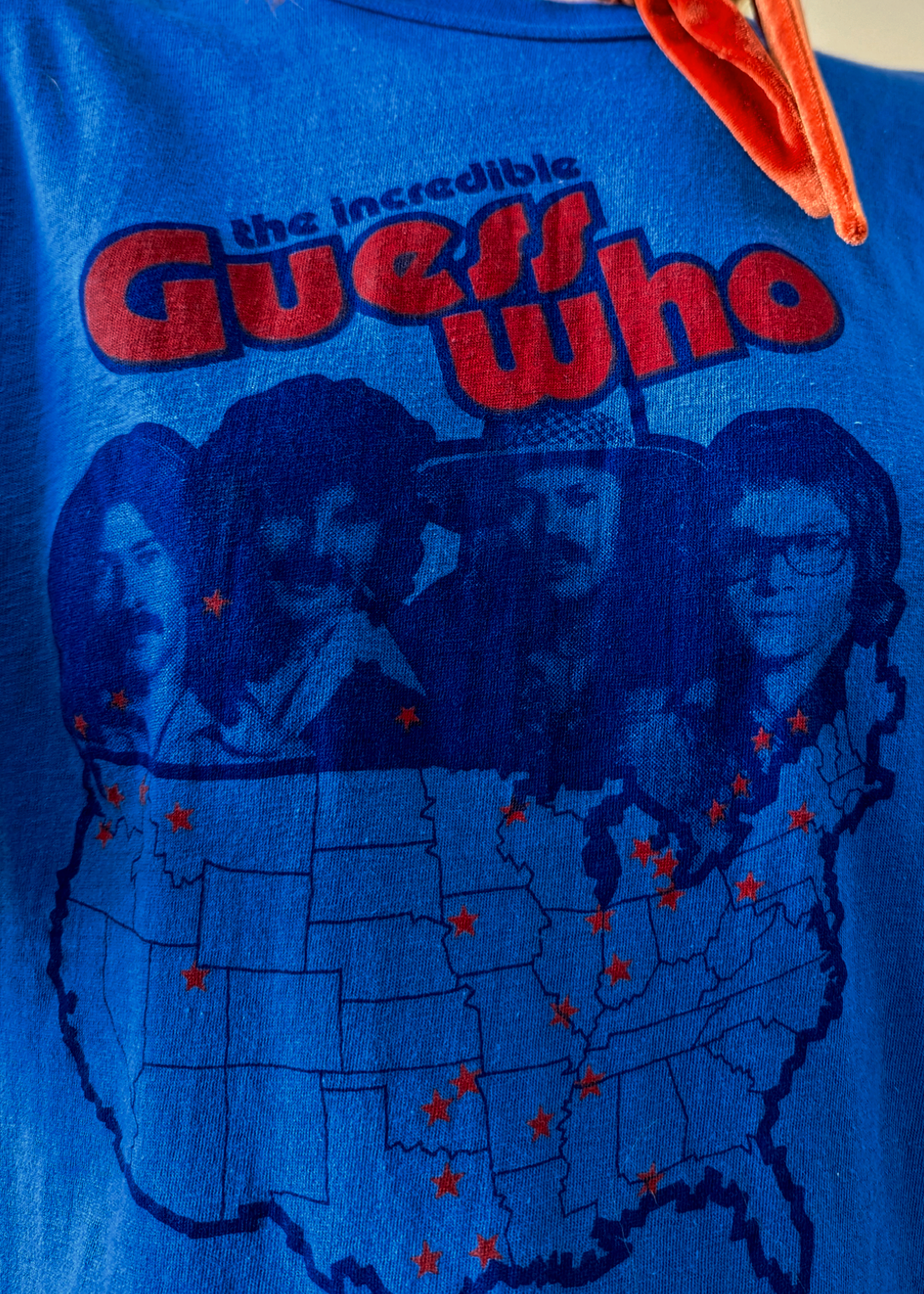 Vintage 1970s The Incredible Guess Who Across America Tee 