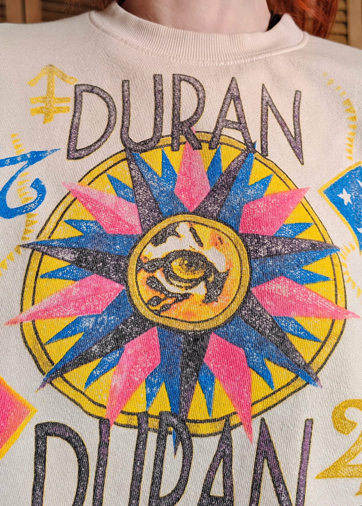 Duran Duran Seven and the Ragged Tiger Crop Sweatshirt by Daydreamer LA