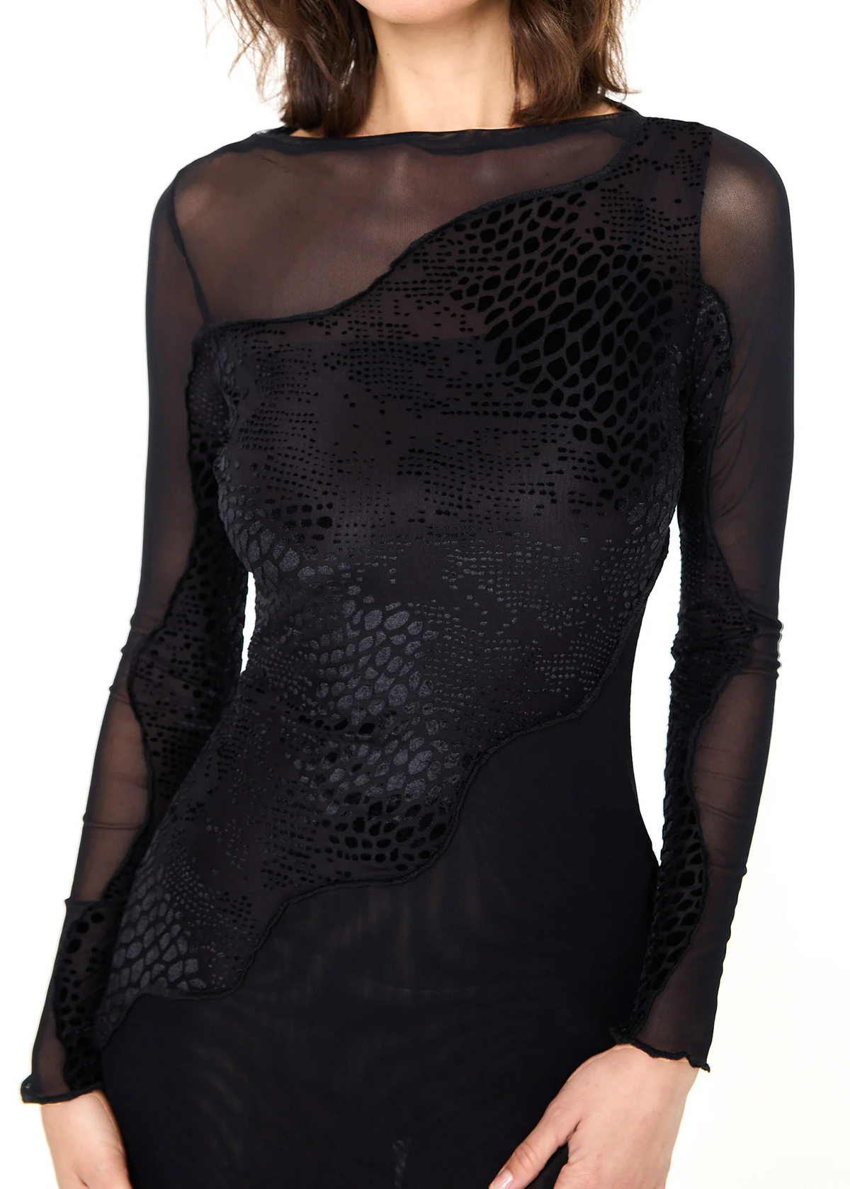 Careless Memories Expose Mesh Panel Dress by Another Girl S Careless Memories Expose Mesh Panel Dress by Another Girl S