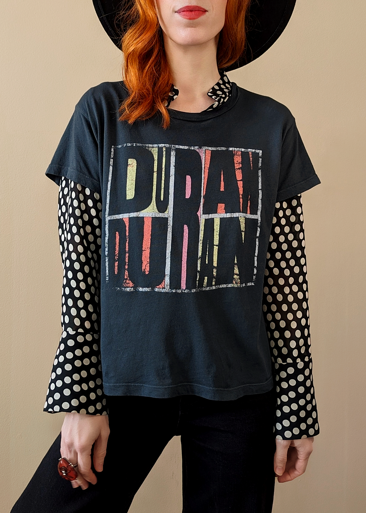 Duran Duran Big Thing Abstract Idealist Romantic Tee by Daydreamer LA Made in USA officially licensed 