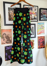 Midnight Garden Knit Flares