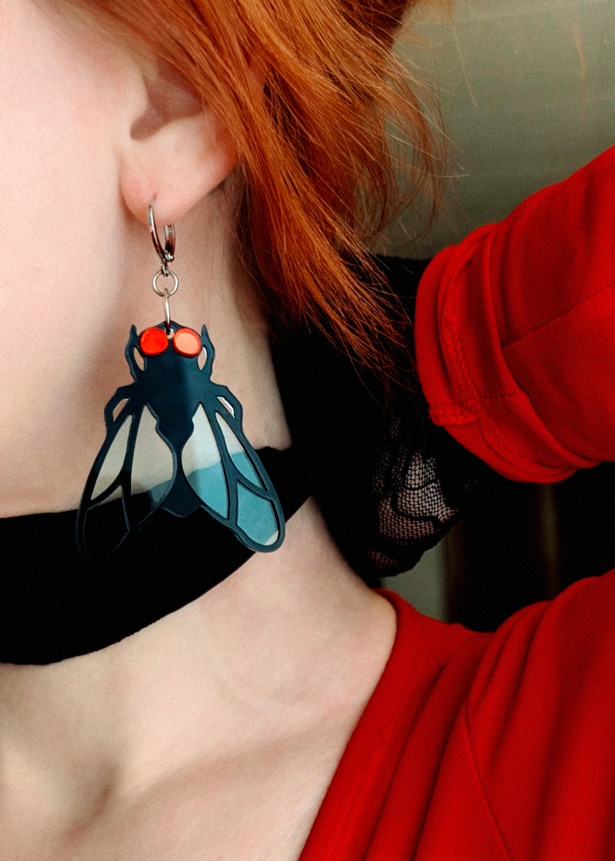 Human Fly Earrings