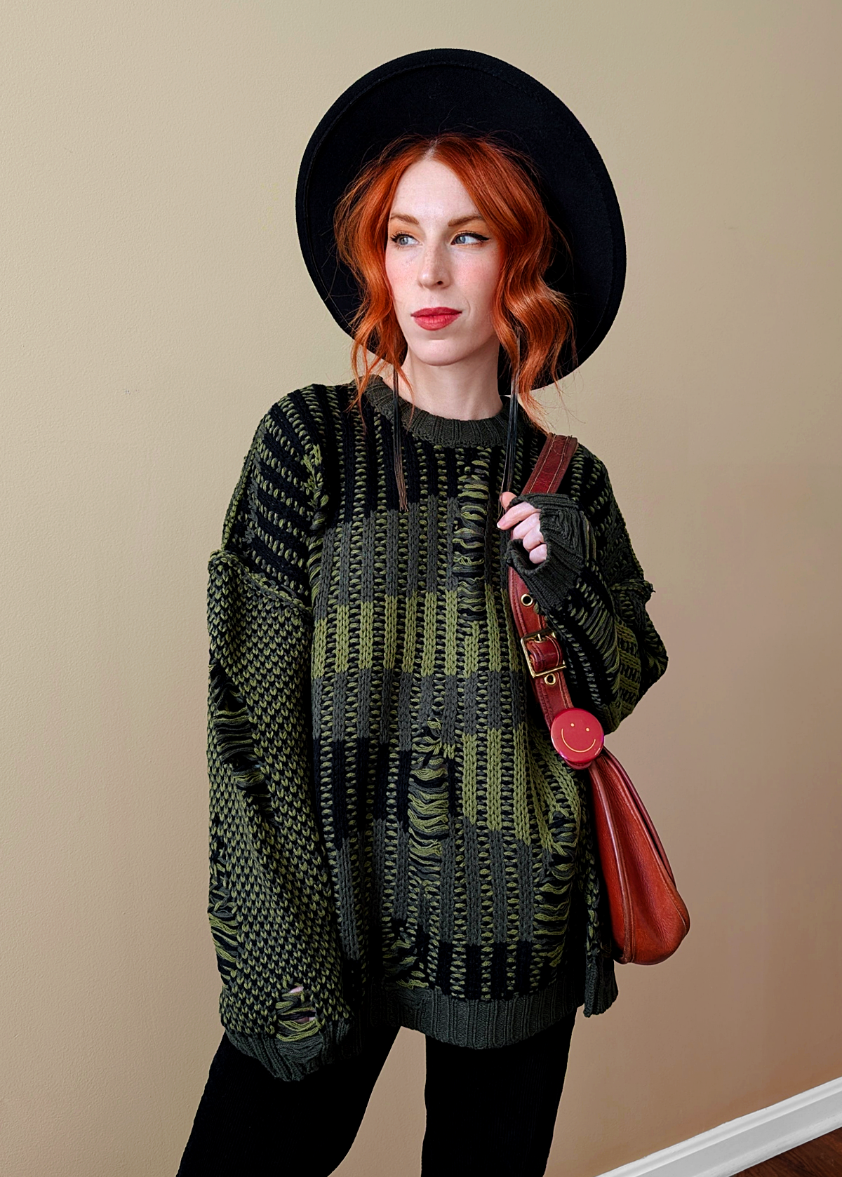 Gaia Destroyed Oversized Chunky Sweater