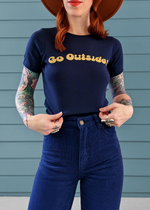 Go Outside! Ringer Tee