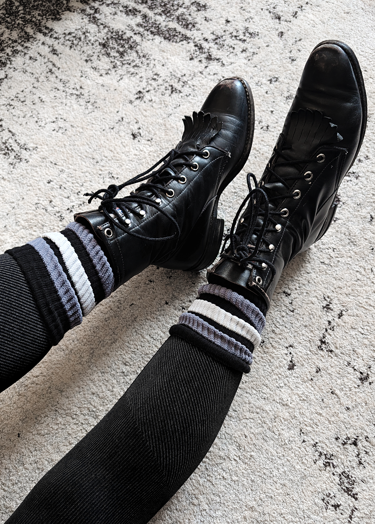 George Retro Gym Crew Socks