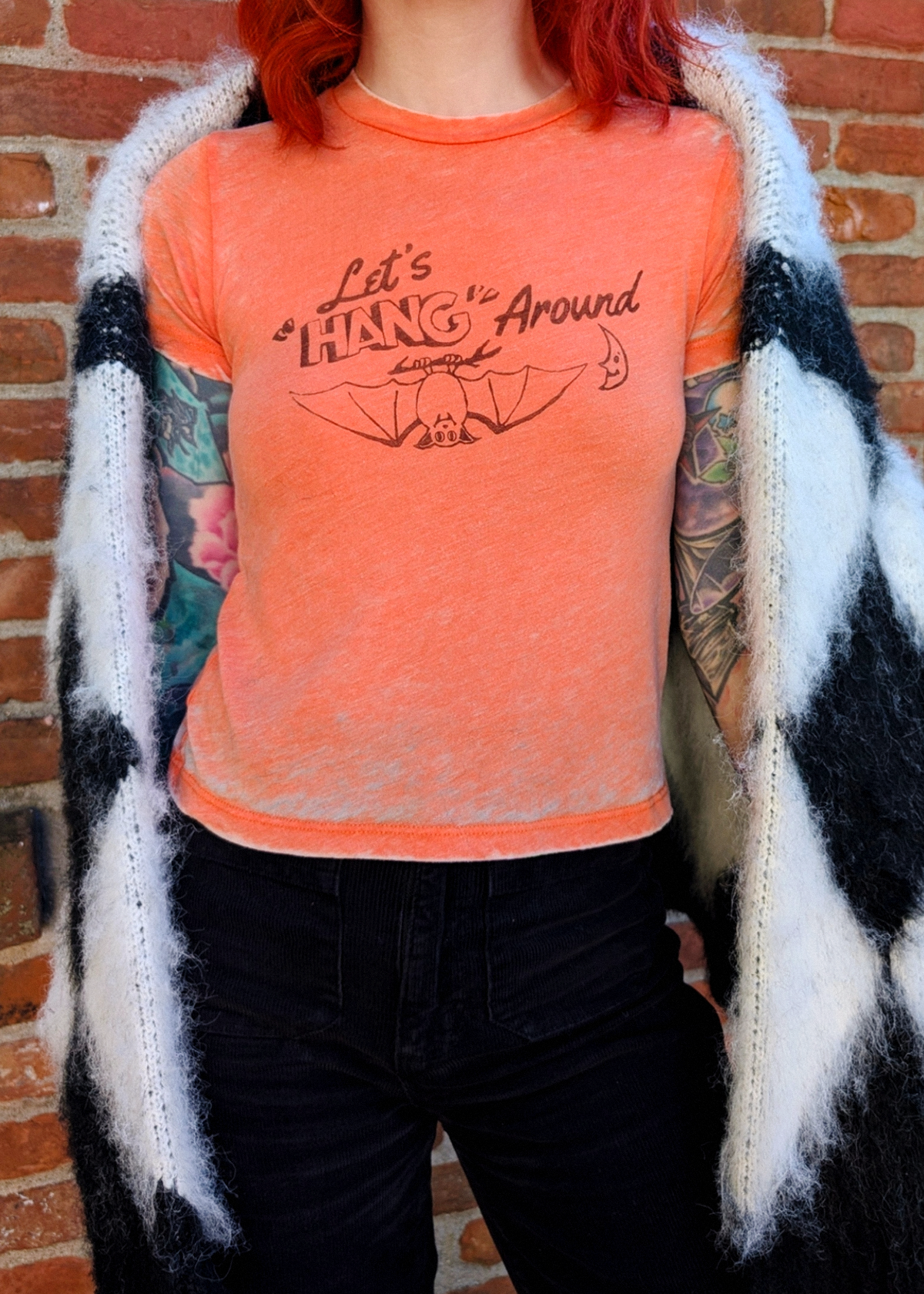 Let's Hang Around Burnout Tee