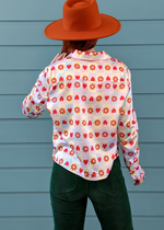 Candy Hearts Satin Shirt