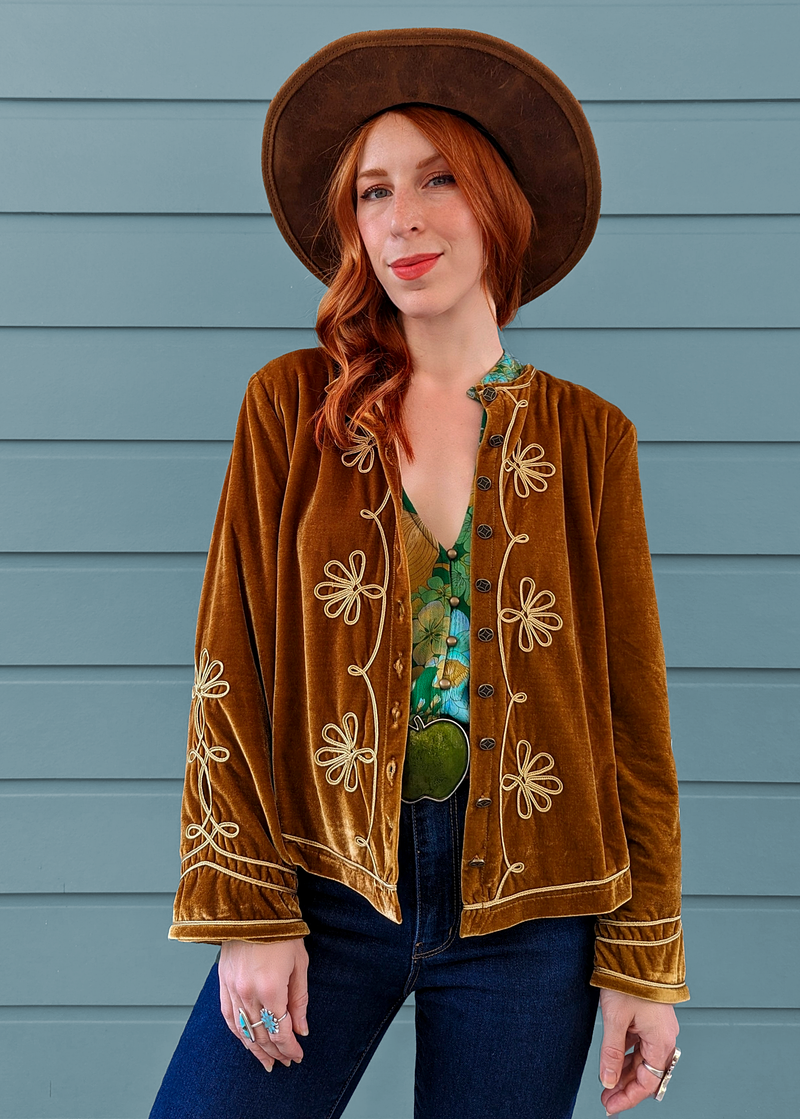 Honey Velvet Hendrix Jacket