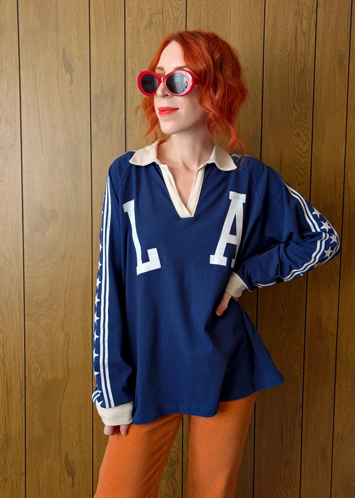 Los Angeles Rugby Long Sleeve Polo Tee
