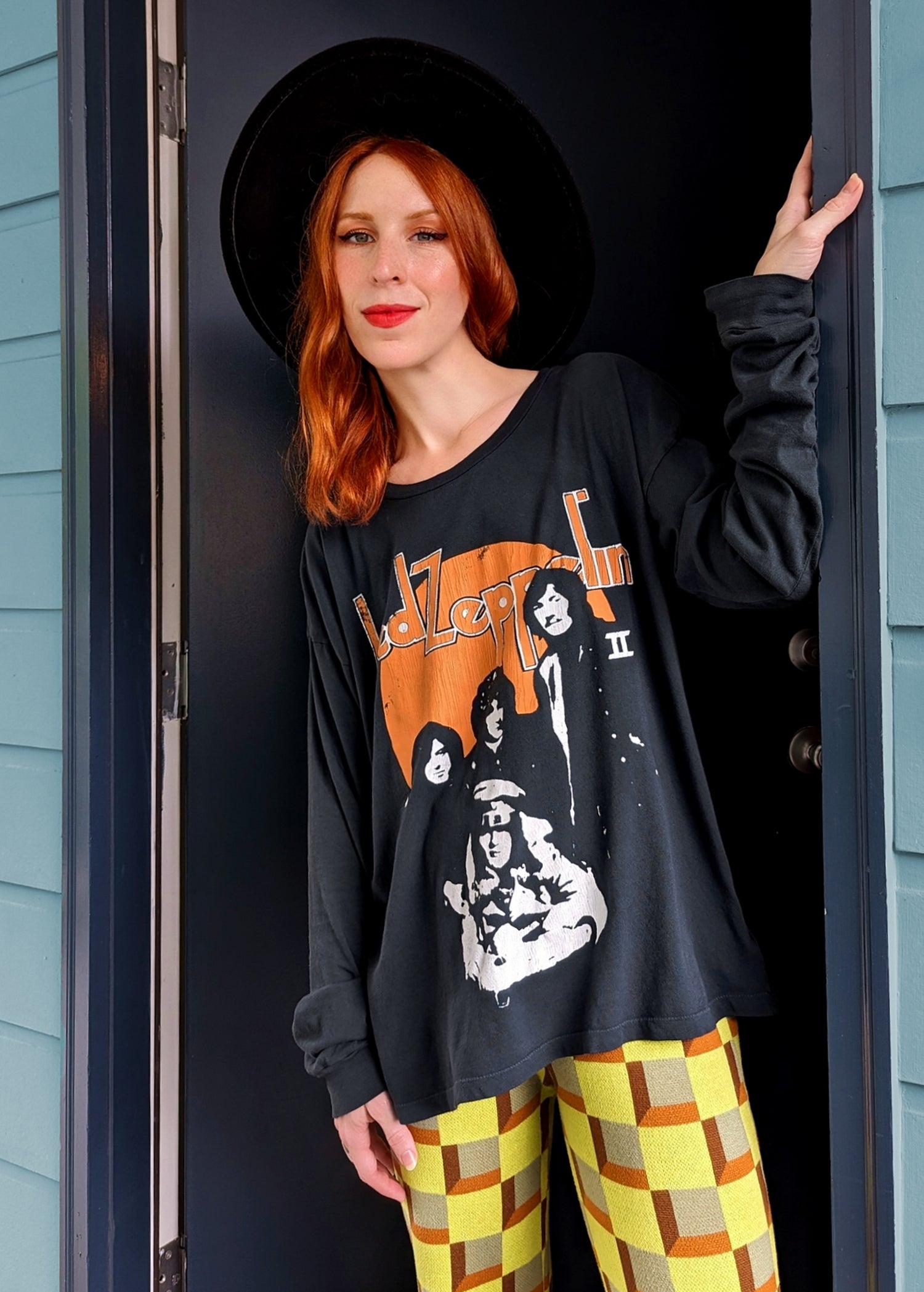 Led Zeppelin Long Sleeve Merch Tee by Daydreamer LA – Black Salt